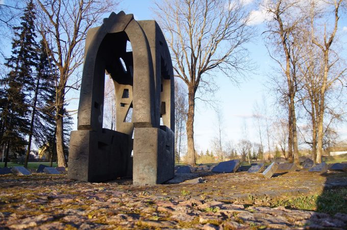 The monument to commemorate the victims of Soviet occupation
