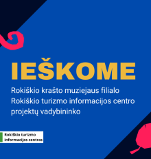 Atranka Rokiškio turizmo informacijos centro projektų vadybininko pareigoms užimti